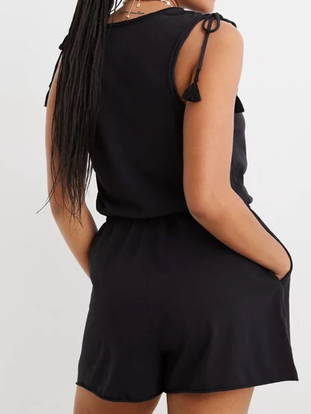 AERIE Ruched Romper - Picture 2 of 5